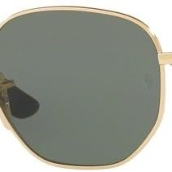 Hexagonal Sunglasses Men Women G-15 Green 48mm UV Protection Eyewear Kit